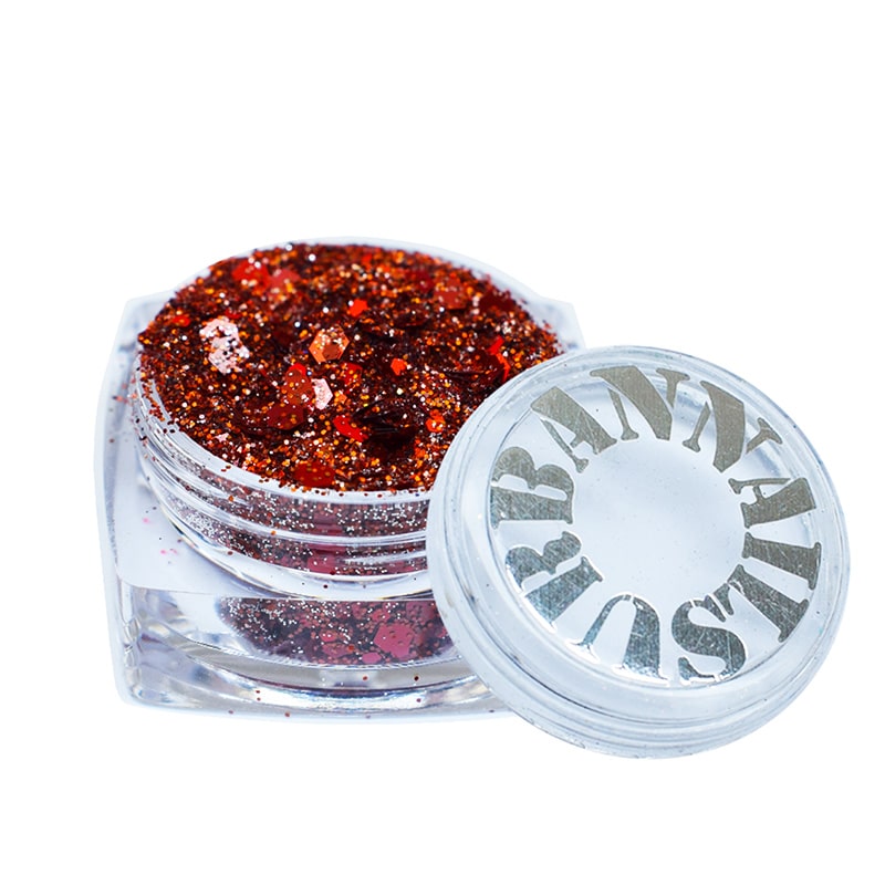 Urban Nails Glitter Line UNG 72 rode nagel glitter gel acryl nailsshop.be