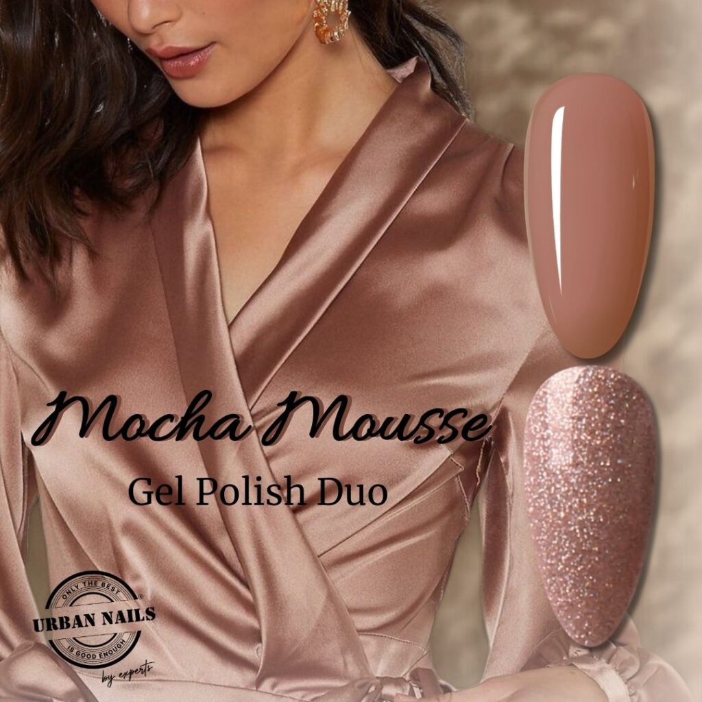 mocha mousse gel polish duo