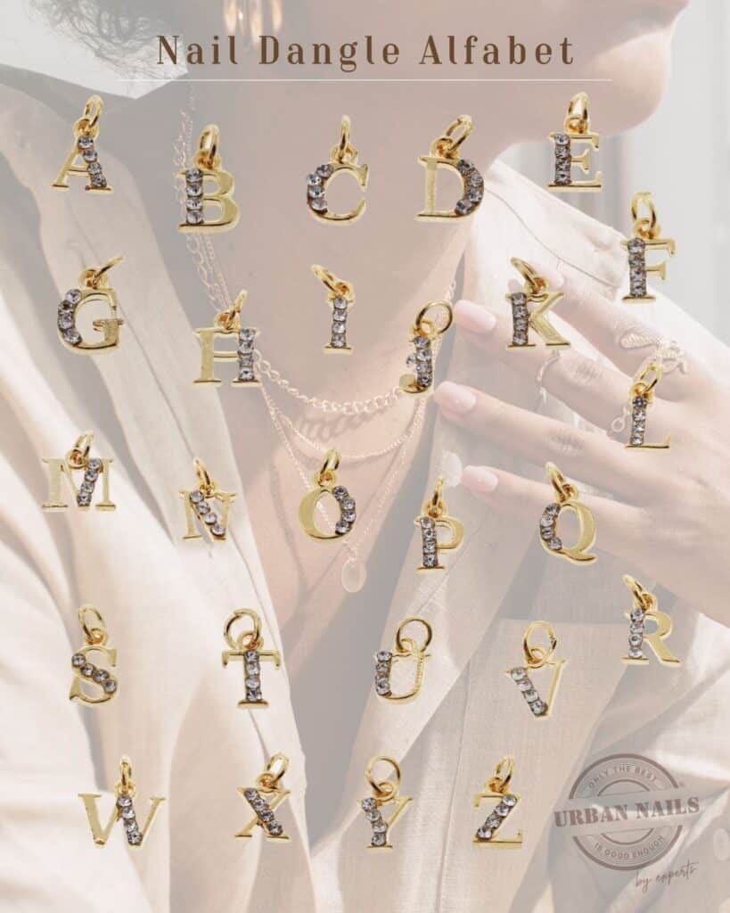 Nail Dangles Alfabet.sfeer.