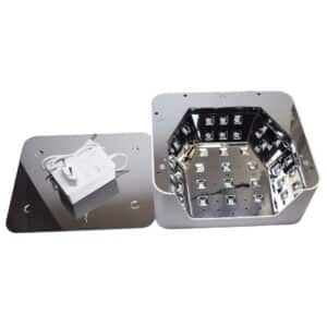 Square UV LED Lamp.binnenzijde