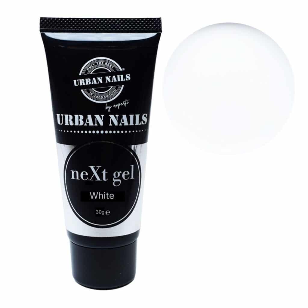 "Next Gel White Tube acrylgel builder gel UV LED nailsshop.be"